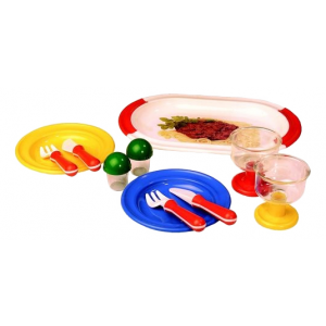 Набор игрушечной посуды Сытный обед, Spielstabil 11 предметов