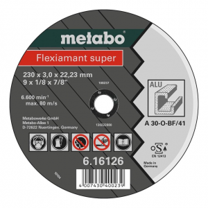 Диск отрезной абразивный Metabo 616752000 по металлу 125мм