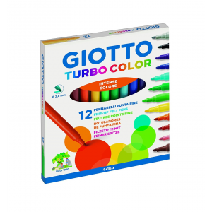 Фломастеры Giotto "Turbo Color", 24 цвета