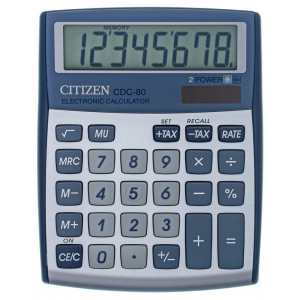 Калькулятор настольный Citizen CDC-80WB 8 разрядов