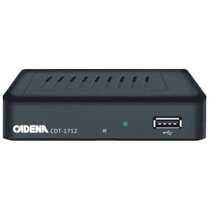 Цифровой телевизионный DVB-T2 ресивер CADENA CDT-1712