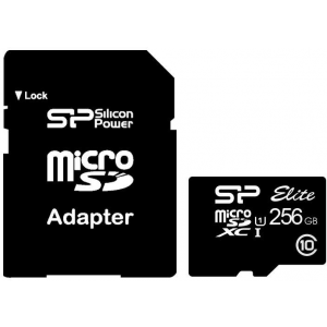 Карта памяти Silicon Power Micro SDXC Elite 256GB