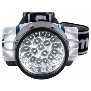 Фонарь налобный LED 5323-19Mx (19 ультра ярких LED 4 режима 3хR03 в комплекте метал.) Camelion 8138