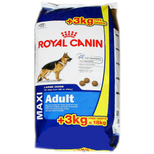Сухой корм для собак ROYAL CANIN Adult Maxi, рис, птица, свинина, 18кг