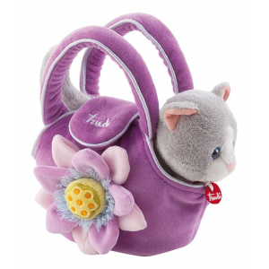 Мягкая игрушка Trudi Котёнок в сумочке 15 см