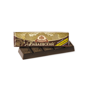 Шоколадный батончик Бабаевский темный с шоколадной начинкой