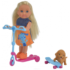 Кукла Simba Scooter Еви на скутере