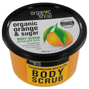 Скраб для тела Organic Shop Organic Orange&Sugar Body Scrub