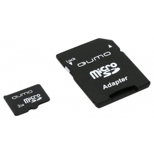 Карта памяти MicroSD 2GB QUMO (QM2GMICSD)