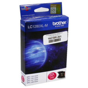 Картридж для струйного принтера Brother LC-1280XL-M , пурпурный, оригинал