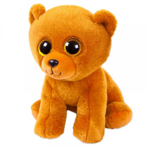 Мягкая игрушка Abtoys "Медвежонок", бурый 24 см