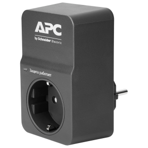 Сетевой фильтр APC PM1WB-RS, 1 розетка Black