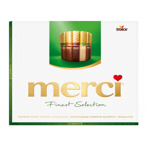 Набор конфет шоколадные Merci ассорти с миндалем