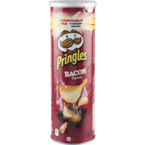 Картофельные чипсы Pringles со вкусом бекона 165 г