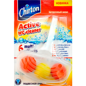 Подвесной очиститель для унитаза Chirton "Цитрусовый микс" шарики