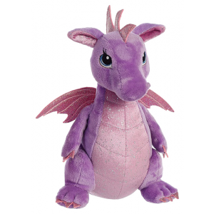 Мягкая игрушка Aurora Cuddly Friends Дракон фиолетовый 30 см 170415B