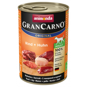 Консервы для собак animonda Gran Carno Original Adult, говядина, курица, 400г