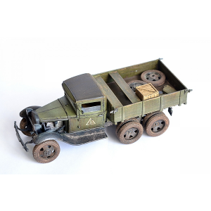 Советский армейский трехосный грузовик ГАЗ-ааа сборная модель