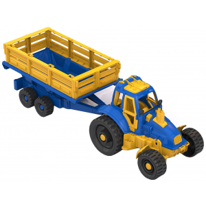 Машинка игрушечная Нордпласт Трактор с прицепом