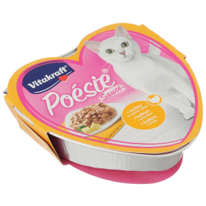 Консервы для кошек Vitakraft "Poesie" индейка в сырном соусе