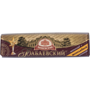 Шоколад темный Бабаевский с шоколадной начинкой