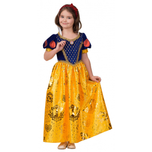 Детский карнавальный костюм Принцесса Белоснежка Батик