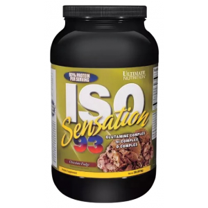 Протеин Ultimate Nutrition Iso Sensation 93, 910 г, chocolate fudge