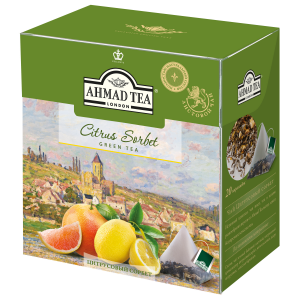 Чай зеленый Ahmad Tea citrus sorbet в пакетиках