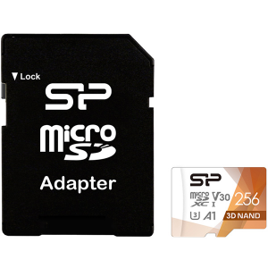 Карта памяти Silicon Power Superior Pro A1 microSDHC 256 гб SP256GBSTXDU3V20AB