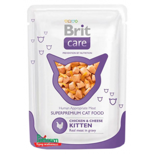 Корм для котят BRIT CARE курица и сыр
