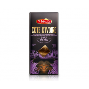 Победа Вкуса Шоколад горький КОТ-Д-ИВУАР 60% какао