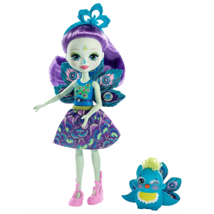 Кукла Enchantimals Mattel с питомцем Пэттер Павлина
