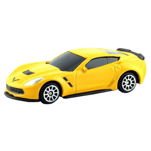 Машина металлическая RMZ City Chevrolet Corvette C7 желтый матовый 1:64