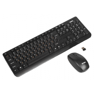 Комплект клавиатура и мышь Sven SV-03103300WB Черный