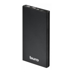 Мобильный аккумулятор Buro RA-12000-AL-BK Li-Pol 12000mAh, 2.1A+1A, 2xUSB, RA-12000-AL-BK, 384948