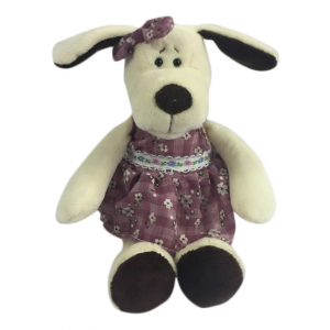 Собака в платье мягкая игрушка TEDDY YSL18674 16 см