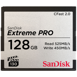 Карта памяти SanDisk Extreme PRO Compact Flash SDCFSP-128G-G46D 128GB