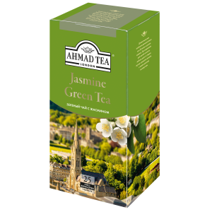 Чай зеленый Ahmad Tea с жасмином байховый