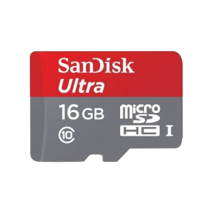 Карта памяти Sandisk MicroSD 16Gb Ultra 48 MB/s SDSQUNB-016G-GN3MN Class 10
