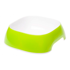 Одинарная миска для собак Ferplast пластик белый зеленый