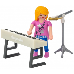 Игровой набор Playmobil Экстра-набор Певица с синтезатором