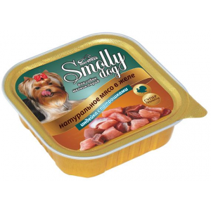 Консервы Зоогурман "Smolly Dog" для собак мелких пород, с индейкой и потрошками