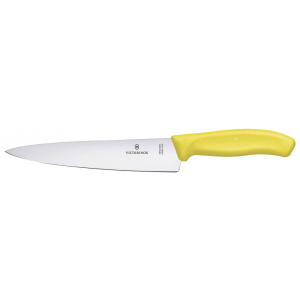 Нож разделочный Victorinox "SwissClassic", цвет: желтый, длина лезвия 19 см 6.8006.19L8B