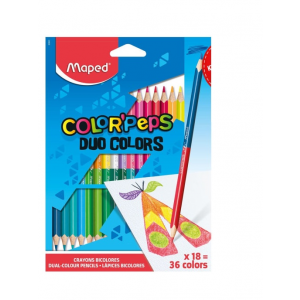 Maped Карандаши цветные "Color Peps Duo", 36 цветов