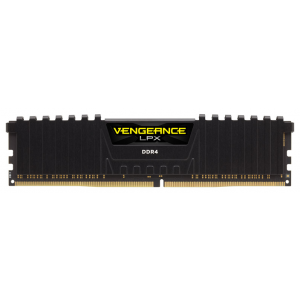 Модуль памяти DIMM 8Gb DDR4 PC21300 2666MHz Corsair Vengeance LPX Black Heat spreader XMP 2.0 CMK8GX4M1A2666C16