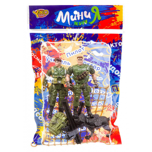 Набор "МиниМаниЯ" с 2 солдатиками и собакой Yako Toys