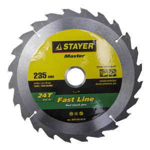 Пильный диск по дереву Stayer 3680-235-30-24
