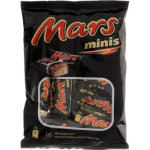 Шоколадные конфеты Mars minis 182 г