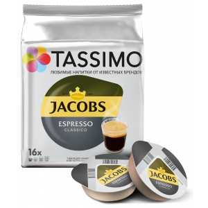 Кофе в капсулах Tassimo Jacobs Espresso Classico