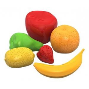 Набор НОРДПЛАСТ фрукты в пакете 6 предметов